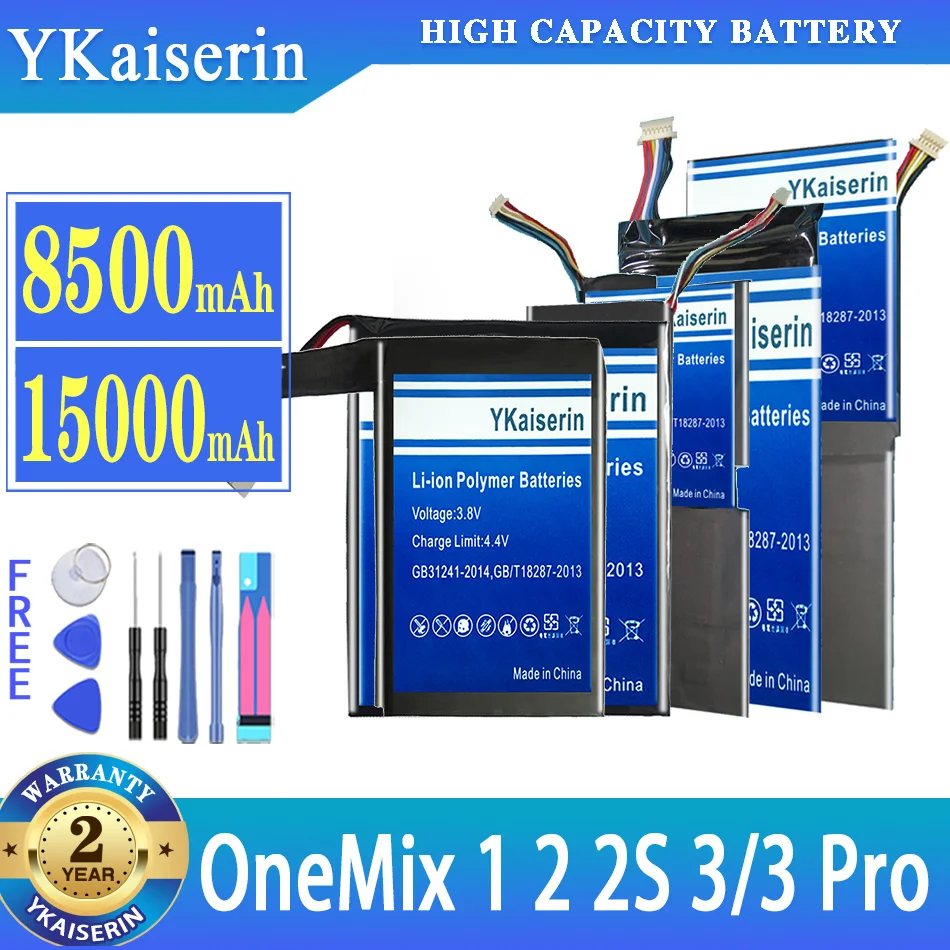 

YKaiserin Battery For One-Netbook OneMix OneMix 1 OneMix1 OneMix 2 OneMix2 OneMix2S One Mix 2 2S OneMix 3 OneMix3 OneMix 3PRO
