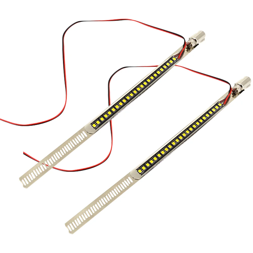 

2pcs Motorcycle LED Fork Turn Signal Light with Highlight Lamp Bead Decor