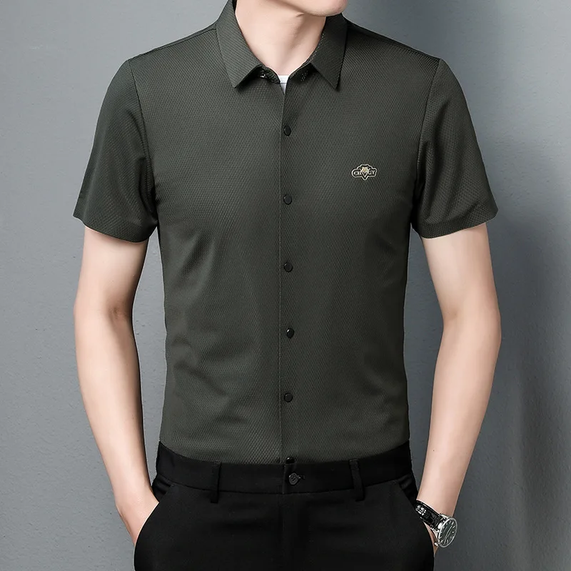 

Рубашка мужская в полоску, с длинным рукавом, 2021