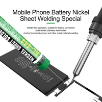 relife rl 444 battery nickel sheet solder wire 0 8mm for phone battery metal board repair no need spot welding machine tools