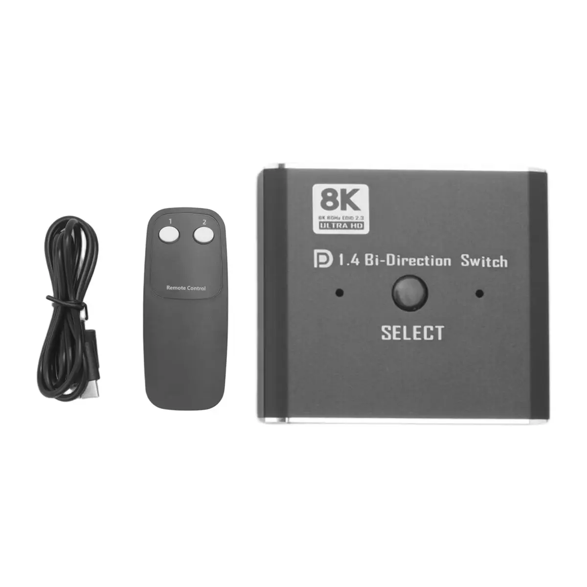 Фото (DT93) Переключатель DisplayPort 8K 2 входа/1 выход или 1 вход/2 выхода, поддерживает 8K30Hz 4K120Hz для ПК, мониторов, ноутбуков и т.д. №4