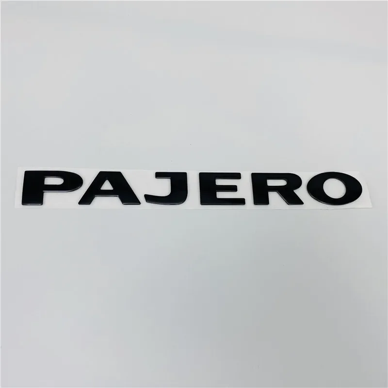 

3 цвета для эмблемы Pajero, задний багажник, задняя дверь, логотип, табличка с именем, автомобильные наклейки, 22 см