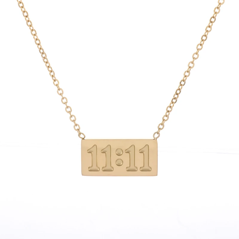 Европейский и американский дизайн простое квадратное ожерелье с подвеской из