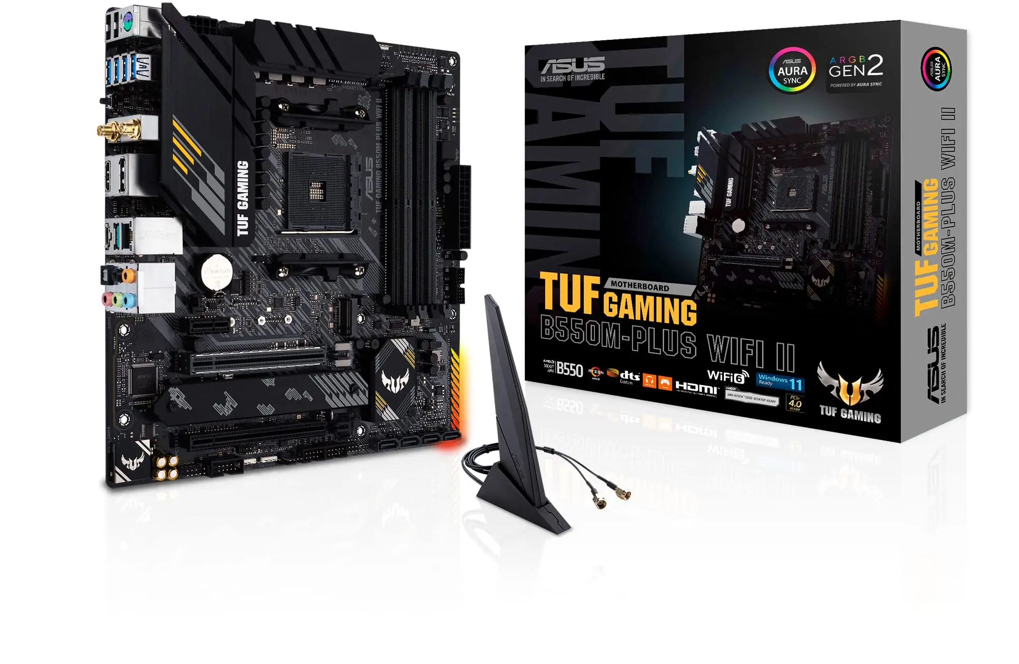 Материнская плата TUF GAMING B550M-PLUS WIFI II microATX