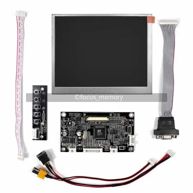 

VGA+AV LCD Control Driver Board +5.6 inch 640x480 AT056TN52 V1 4:3 LCD Panel Kit