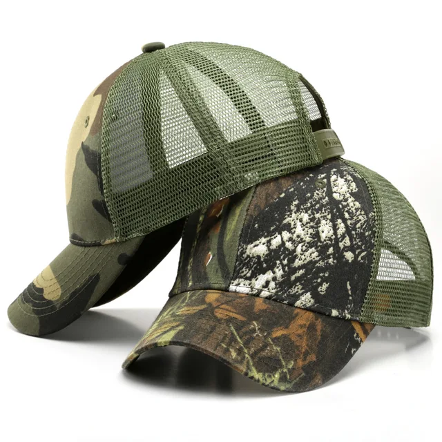Mesh Breathable Camouflage Baseball Caps 1