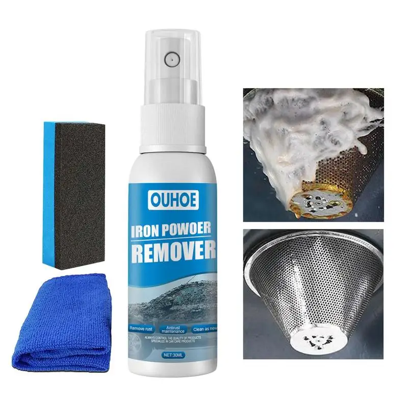 

Car Rust Removal Spray Car Paint & Wheel Iron Particles Powder Cleaning Super Rust Wheel Paint Spray Liquid Cleaning Car