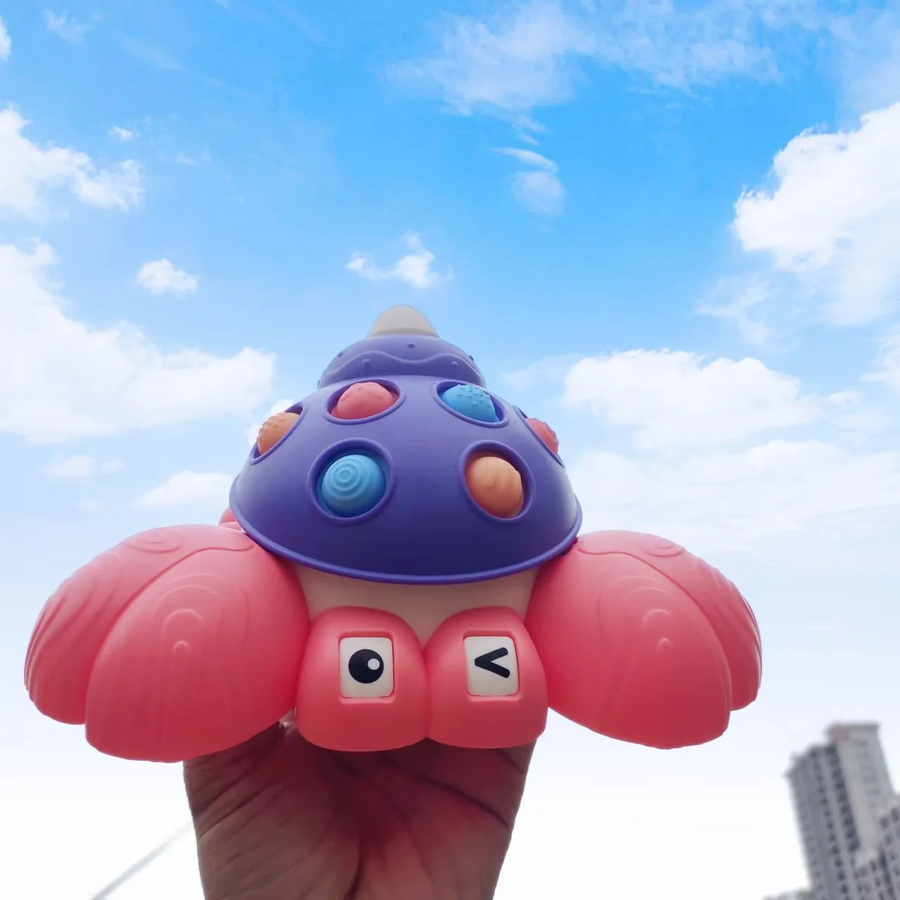 

Montessori Toys Baby Detachable Press Hermit Crab Puzzle Toy Crab Shell Baby Early Education Toy
