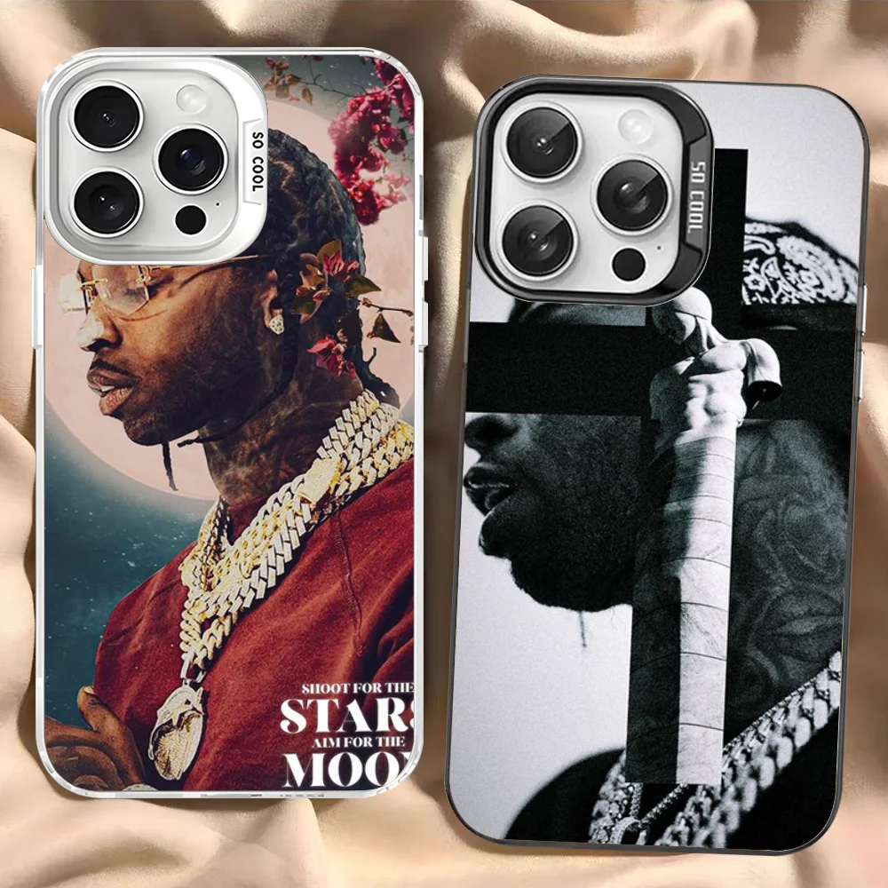 Фото Чехол для телефона Singer Pop Smoke для iPhone 16, 15, 14, 13, 12, 11 Pro Max X XR XSMAX, матовая противоударная задняя крышка №1