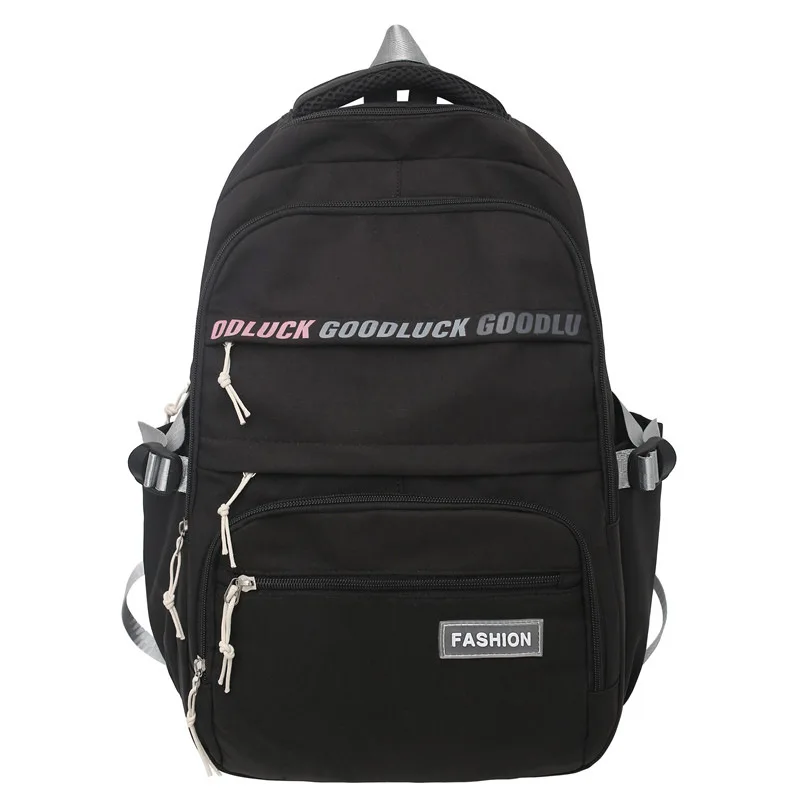 

High School Bags for Girls Teenagers College Student School Backpack Women Nylon Bookbag Large Capacity