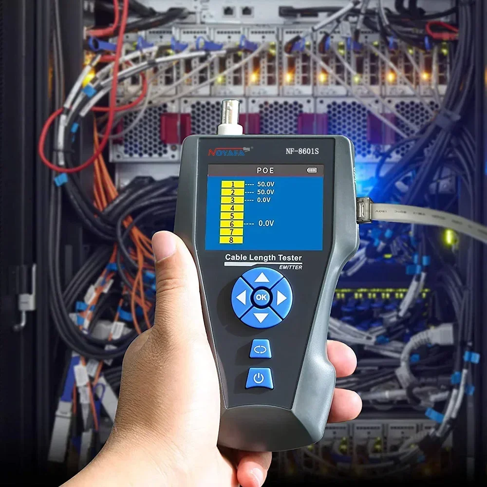 Разумный Многофункциональный тестер сетевого кабеля RJ45 CAT6 кабель трекер PoE/PING/Port