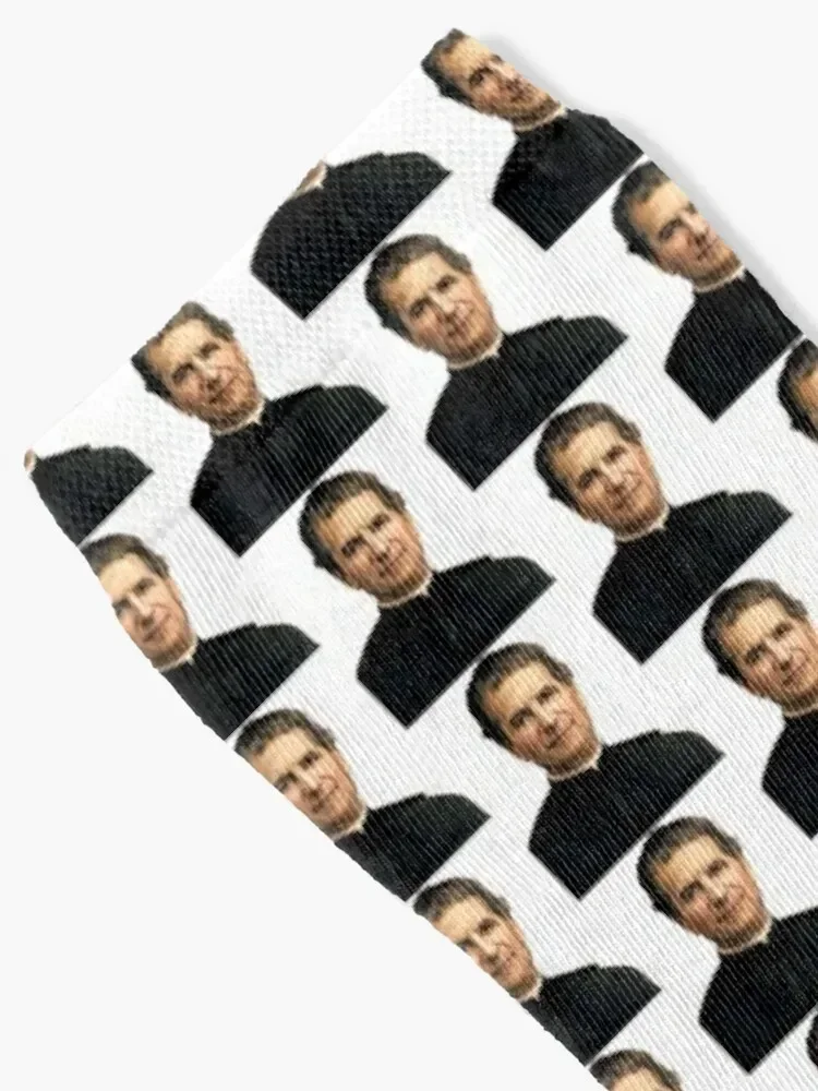 Носки St. John Bosco нескользящие новогодние спортивные велосипедные мужские носки