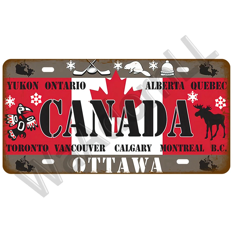 

Винтажный металлический знак для дома