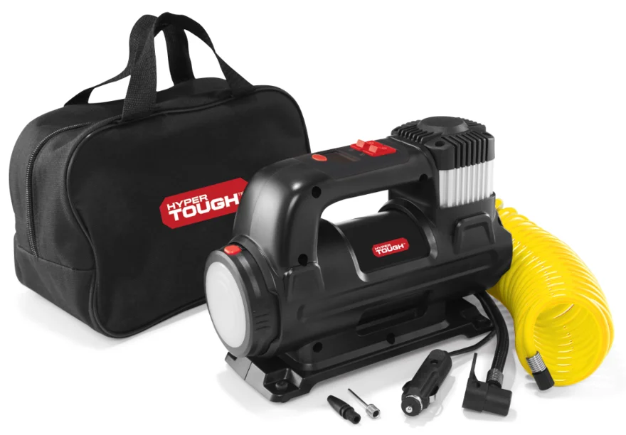 DC 12V Heavy Duty Direct Drive Digital Tire Inflator with De