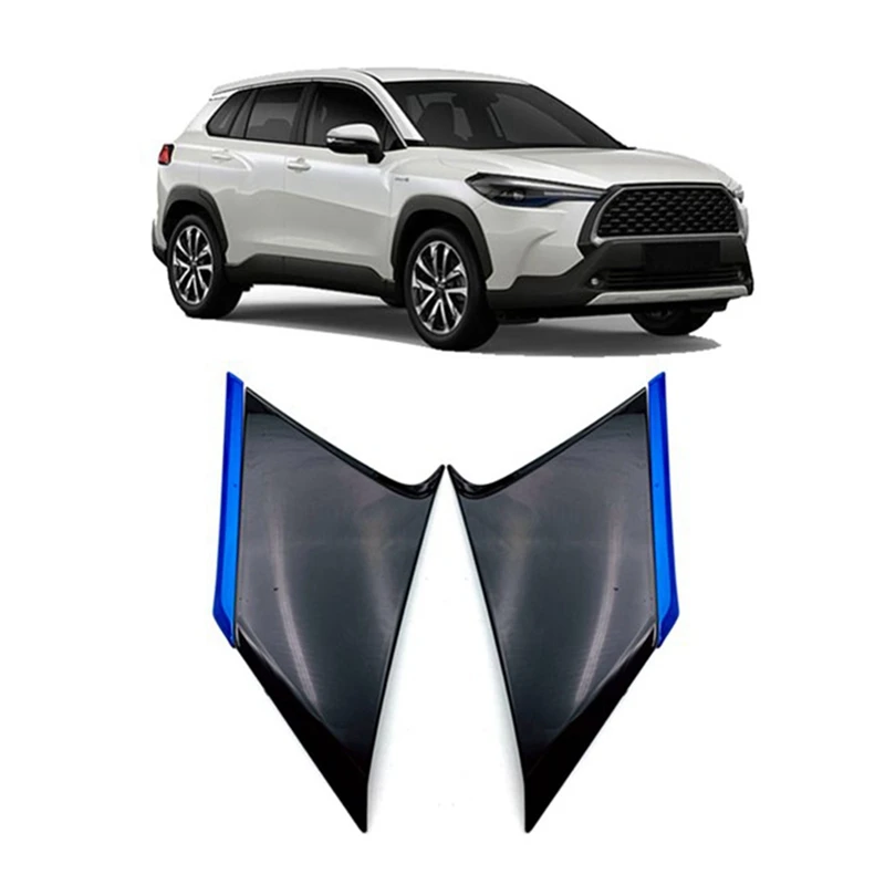 

Car C Pillar Rear Side Window Quarter Panel Cover Trim Garnish for Toyota Corolla Cross 2020 2021 2022