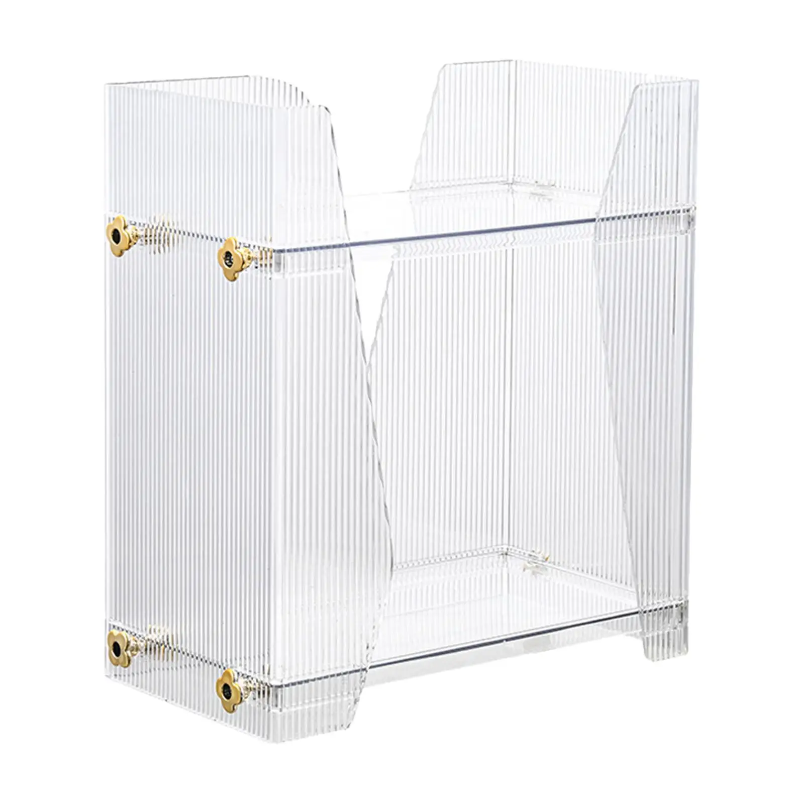 Стеллаж для хранения органайзера ванной комнаты двухъярусная полка-органайзер