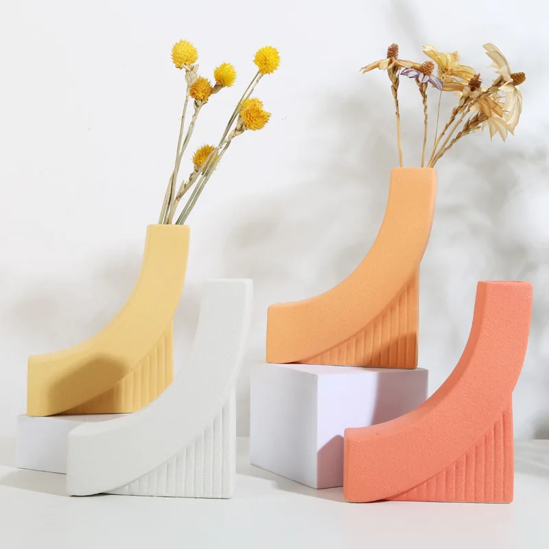 Ваза в скандинавском стиле домашний декор керамические вазы украшения