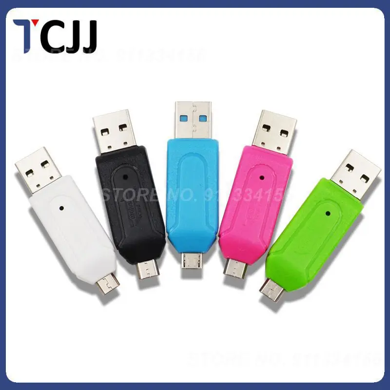 

Slinky Usb Otg Adapter Portable Support Hot Plug Micro Usb Card Reader High Quality Card Reader Fashion New 2 In 1 480 Mb/s