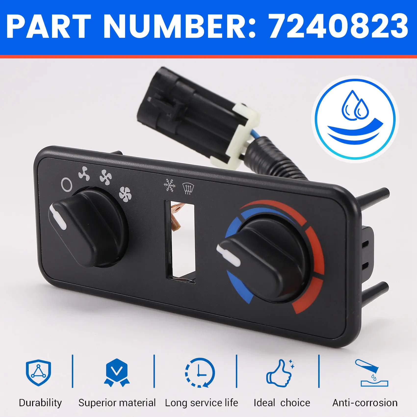 Переключатель кондиционера 7240823 Для Bobcat S450 S510 S530 S550 S570 Панель управления