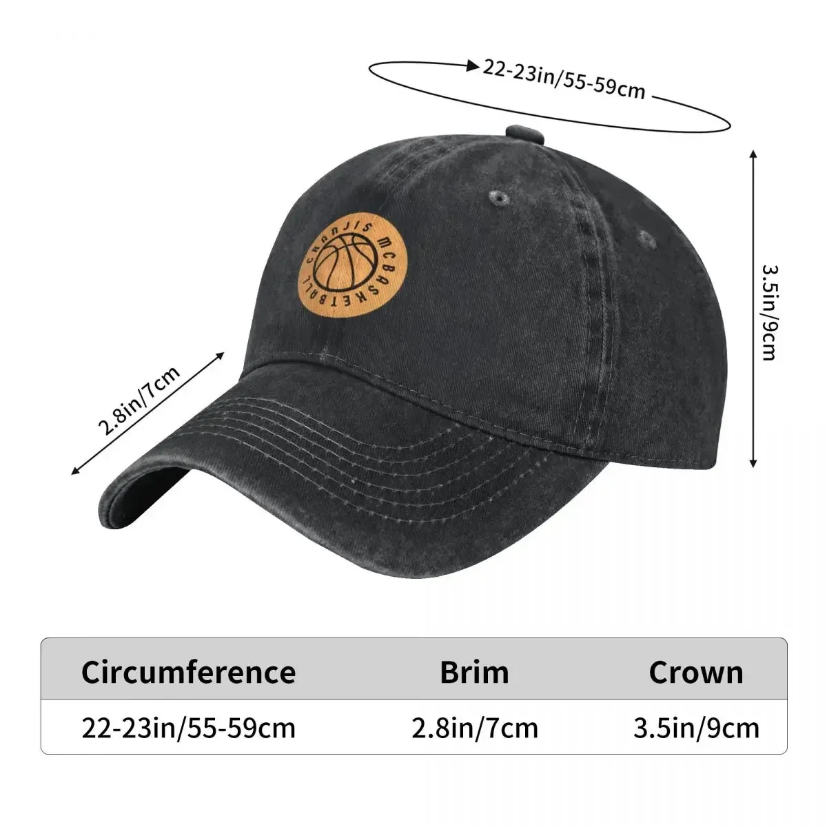 Бейсболка Impractical Jokers_s Cranjis McBasketball, мужская кепка большого размера, военная тактическая кепка, мужские кепки для косплея, женские кепки (art.: 3920db2d10478) - 3920db2d10478