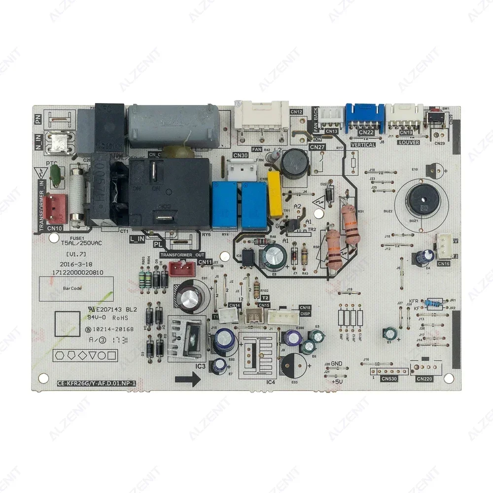 

Печатная плата для внутреннего блока кондиционера Midea CE-KFR26G/Y-AF.D.01.NP-1