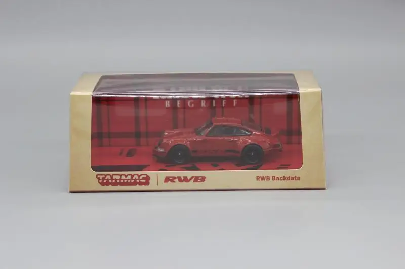 

Tarmac 1:64 Touring Car Sports Car Model 964 Red RWB Retrofit Backdate Suitable for Porsche 911 Collection Ornament Gift