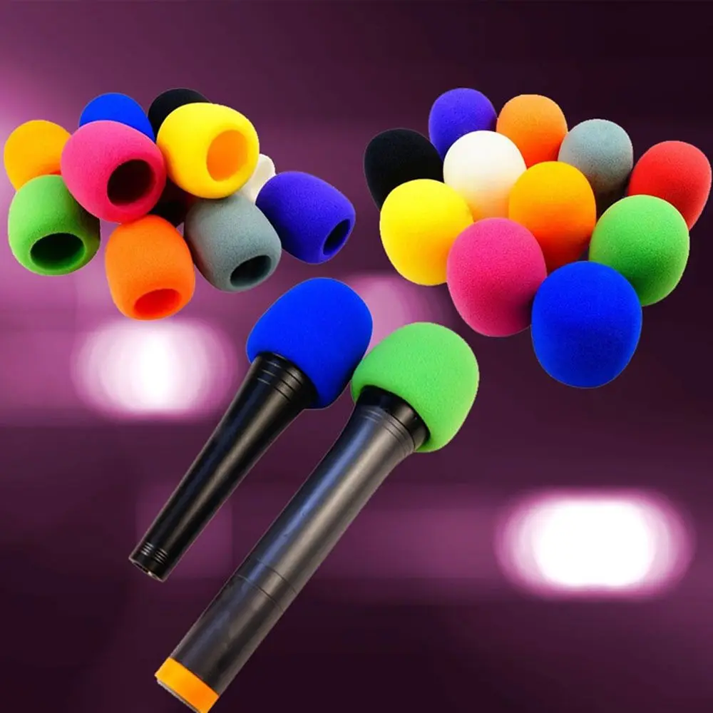 

Handheld Stage Great 5 Colors Windscreen DJ Karaoke Foam Mic Cover Wind Shield Microphone Sponge