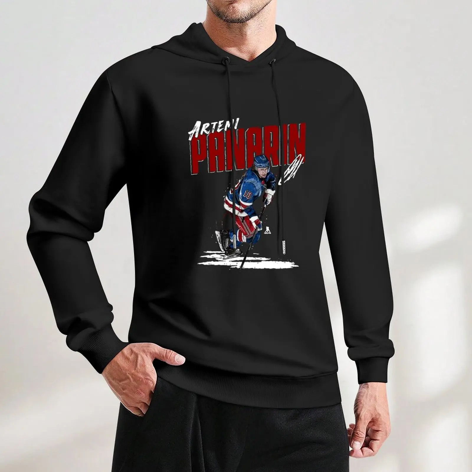 Artemi Panarin New York Hockey Raglan Tee Chisel пуловер с капюшоном рубашка корейская одежда