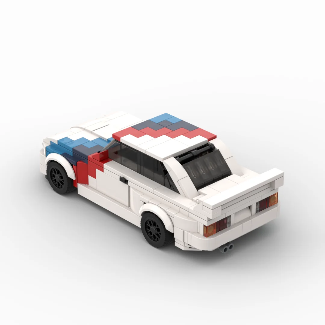 MOC Технические 455 шт. M3 E30 Гоночный спортивный автомобиль Гоночный автомобиль Строительные блоки Кирпич Креативные гаражные игрушки (art.: 3920d43cf5800) - 3920d43cf5800