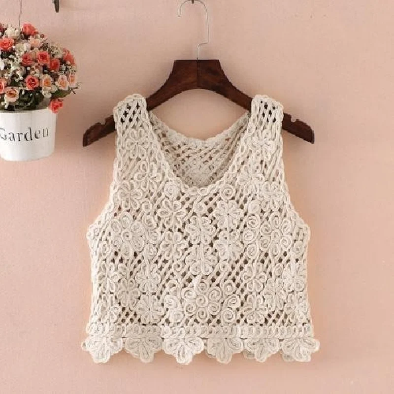 Женская мешковатая жилетка большого размера с V-образным вырезом