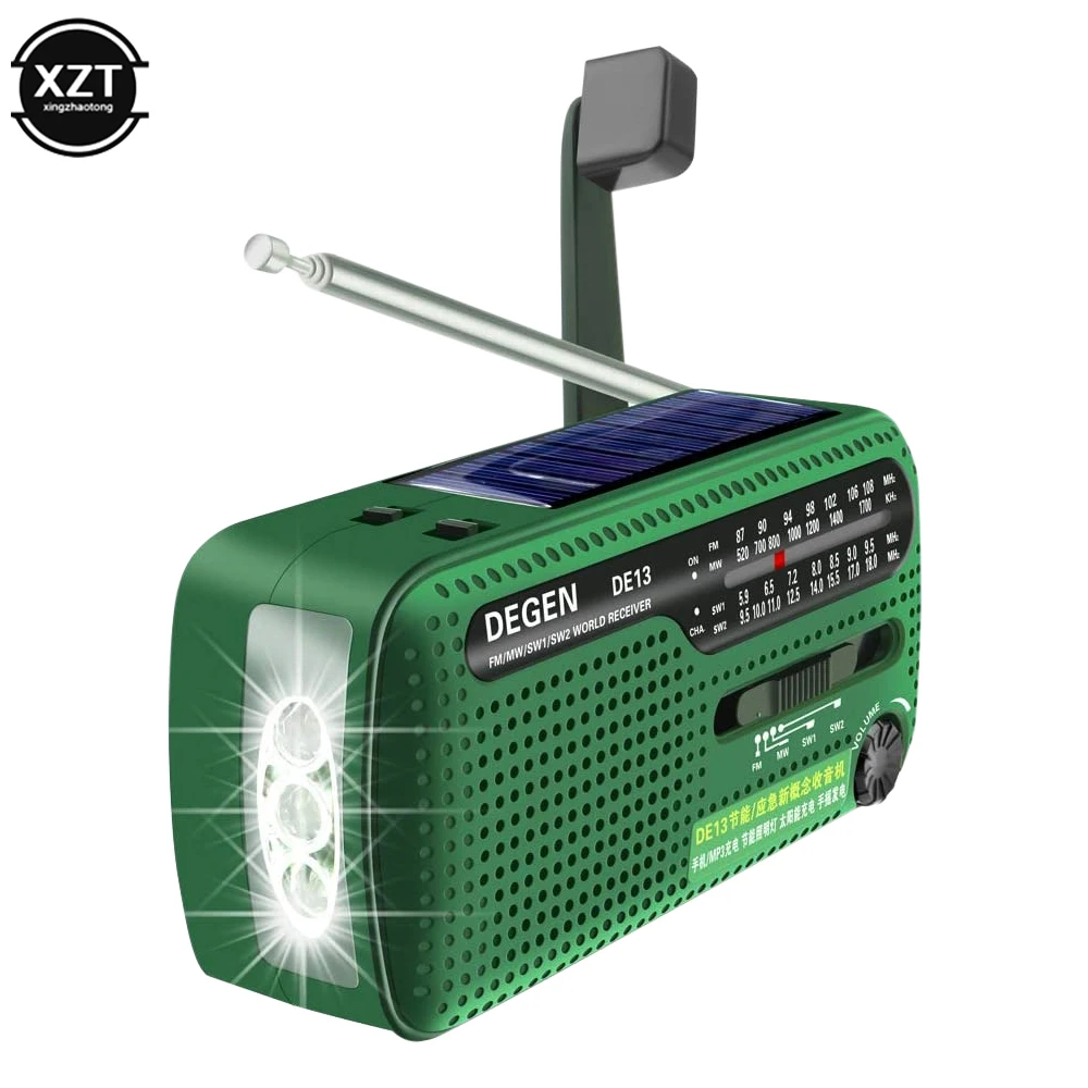 Радиоприемник на солнечной батарее DEGEN DE13 FM AM SW A0798A |