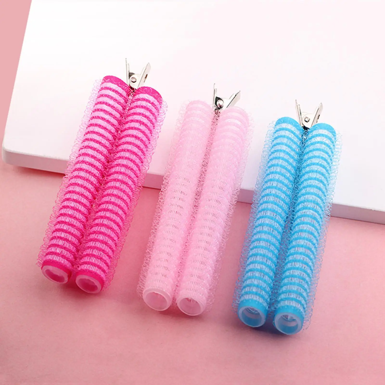 

1pc Styling Roller Roll Curler Beauty Tool Easy Twist Clip Salon Curls Tool Sponge Device Curling Air Curling Bangs Rollers B1h1