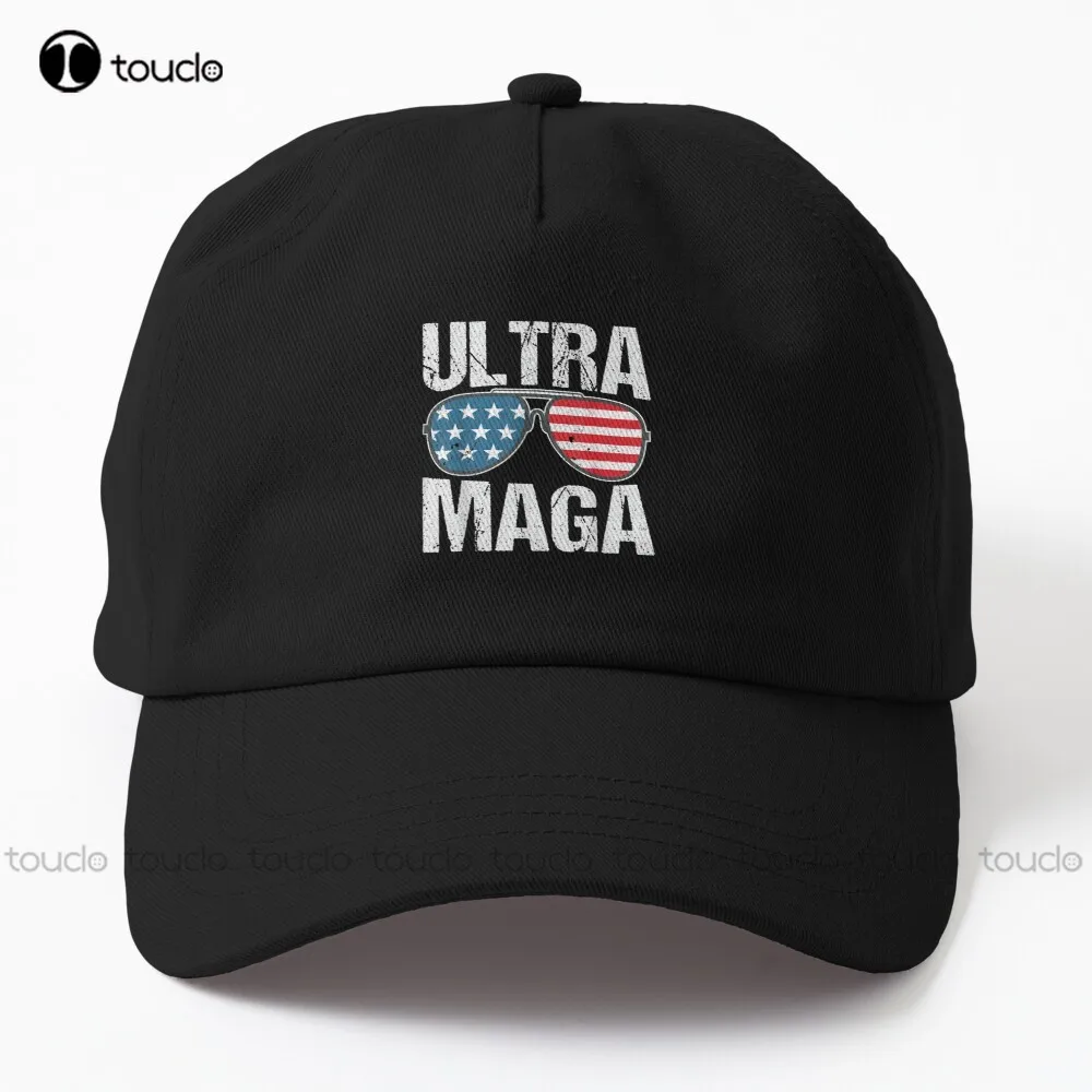 

Забавная Противоударная шапка Ultra Maga с флагом США, модная шапка с изображением Трампа, 2024 синие Шапки, хлопковые простые винтажные Повседнев...