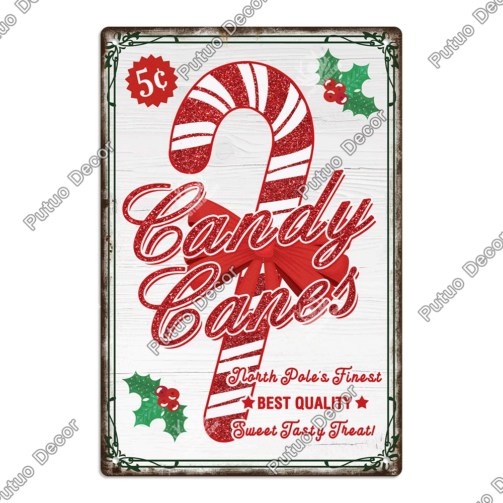 

Металлическая табличка Putuo Decor Merry Christmas