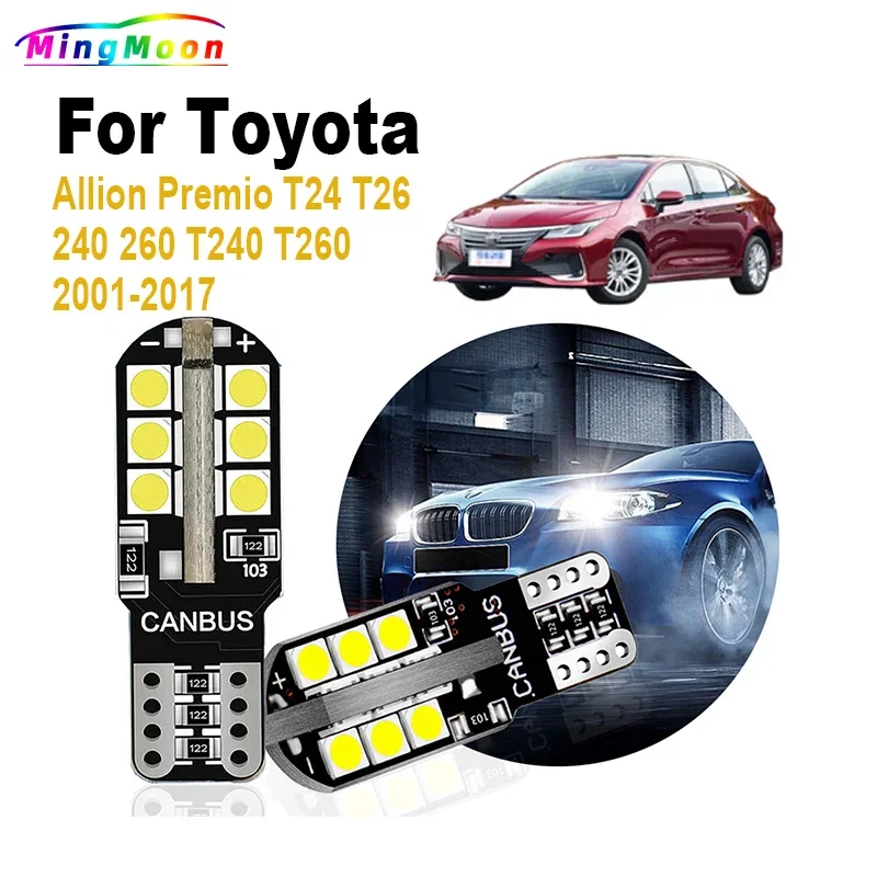 2 шт. лампы для парковочных фонарей Toyota T24 T26 240 260 T240 T260 2001-2014 2016 2017