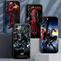 marvel spiderman venom deadpool phone case for samsung galaxy s22 s21 s20 plus ultra fe 5g s9 s10 lite s10e plus 5g back coque