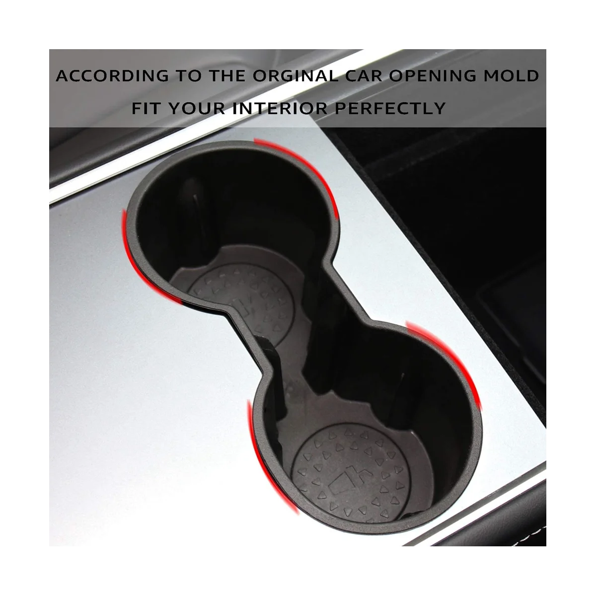 Для Tesla Model Y 3 2023 2022 2021 Автомобильный Центральный консоль подстаканник вставка