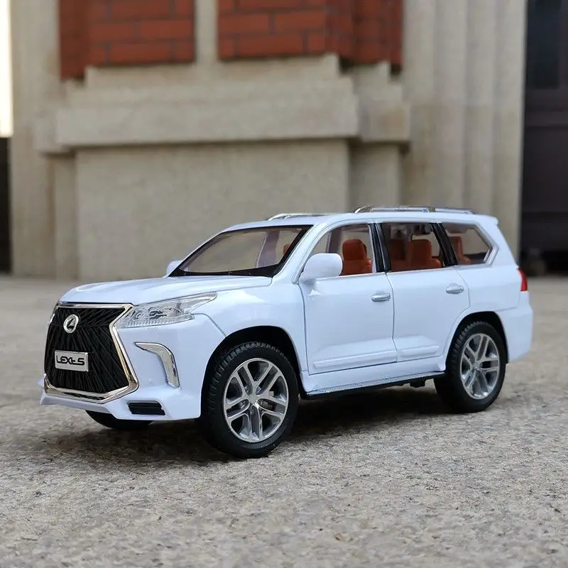 

1:24 LEXUS LX570 SUV Alloy Car Model Diecast Simulation Metal Toy Off-road Vehicles Car Model Collection Ornament Childrens Gift