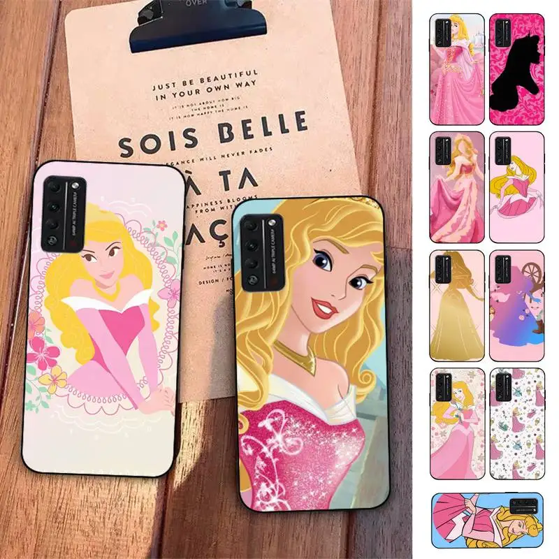 

Disney Sleeping Beauty Aurora Princess Phone Case for Huawei Honor 10 i 8X C 5A 20 9 10 30 lite pro Voew 10 20 V30