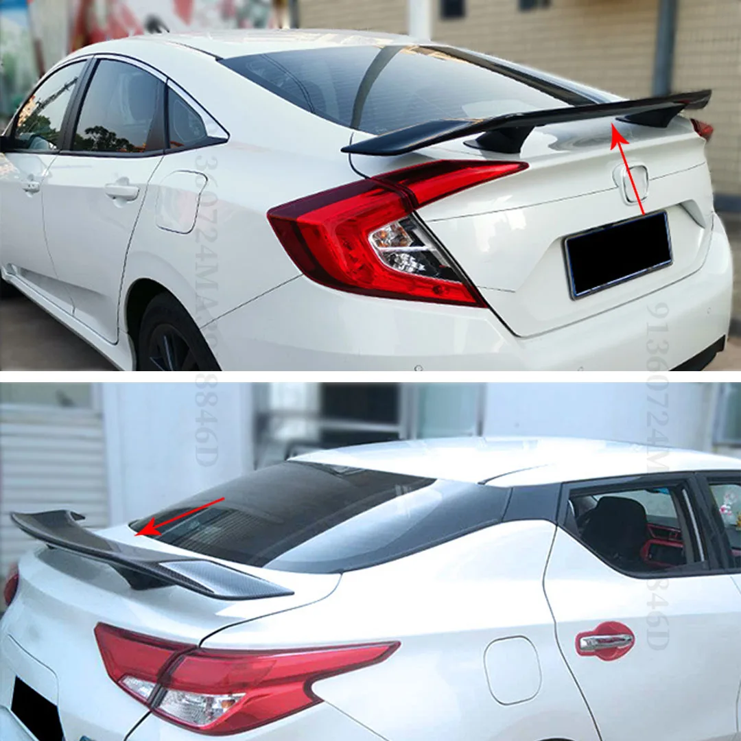 Универсальный спортивный комплект кузова багажника спойлер на заднее крыло