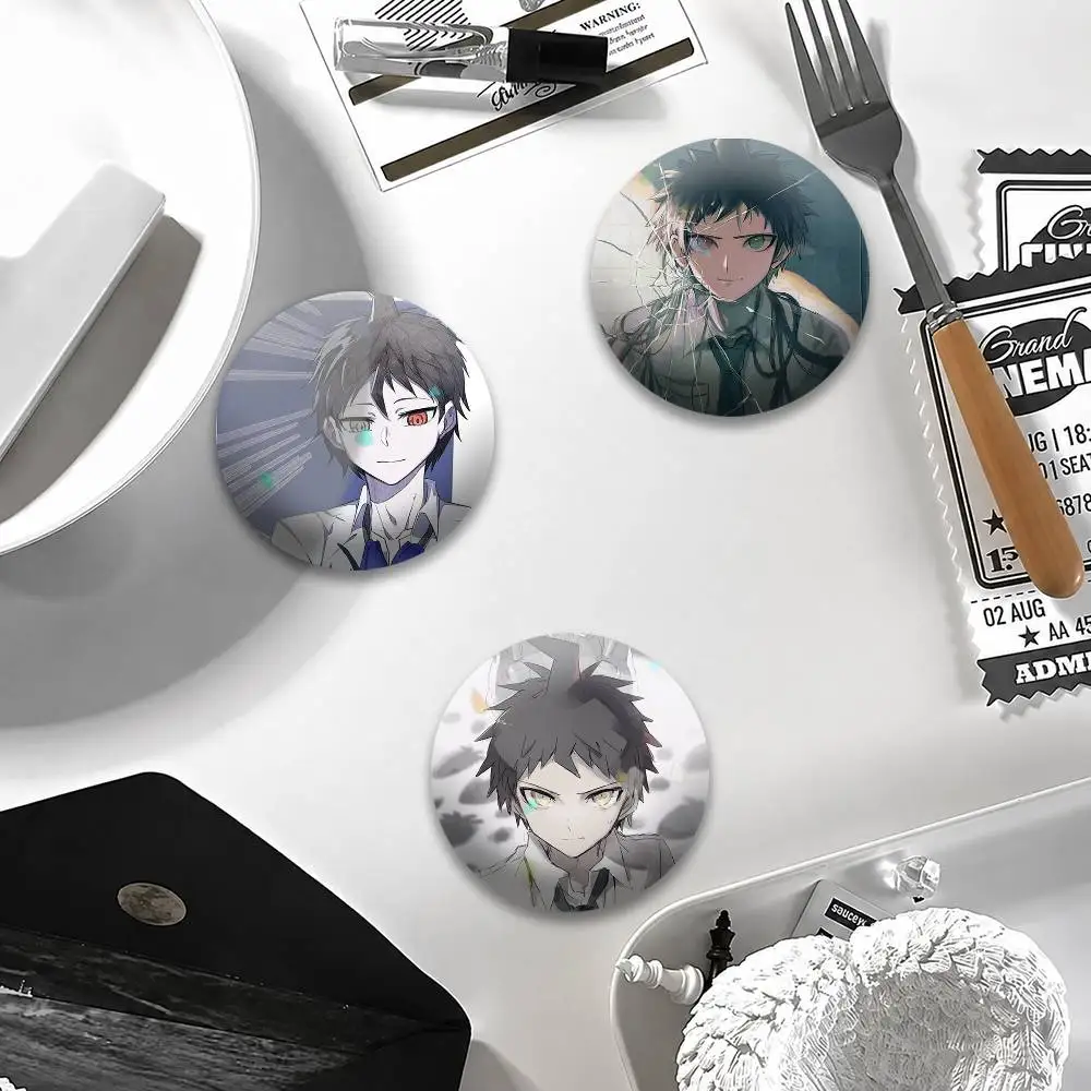 Фото Броши Danganronpa Hajime Hinata, мультяшные значки-пины, аксессуары для рюкзаков и головных уборов, подарок для друга №2