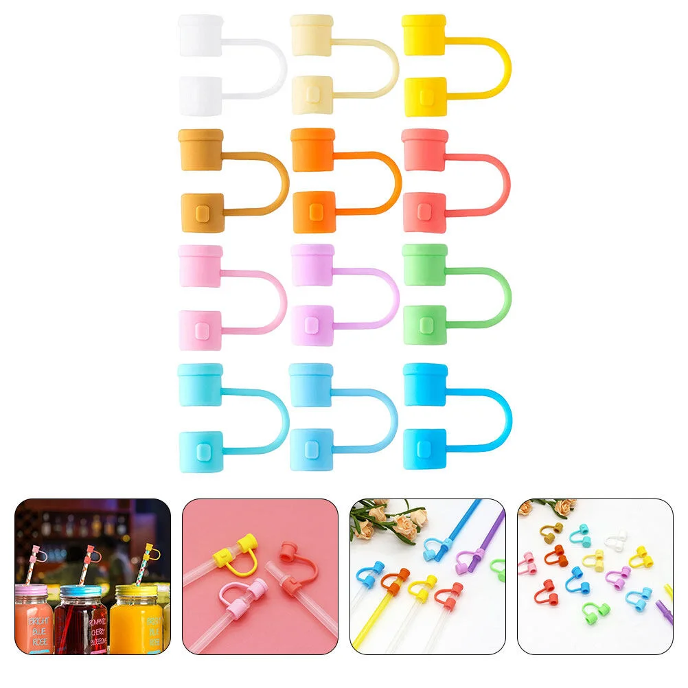 

Silicone Straw Stopper Tips End Cover Drinking Covers Protective Plug Accessories
