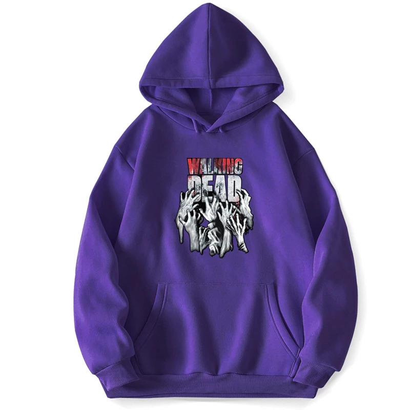 

The Walking Dead Hoodies Horror Scary Print Streetwear Pullovers Tracksuits Men Women Fashion Cool Oversized Sweatshirts Hoodie
