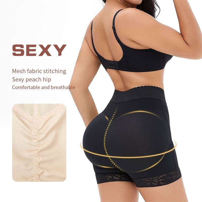 NINGMI Body Shaper Butt Lifter Panties Waist Trainer Women Push Up Strap Seamless High Waist Shaping Panties Shapewear with Hook