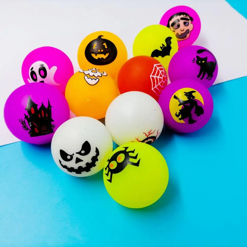 

Мультяшный узор шар светится в темноте Хэллоуин Антистресс игрушка гибкий ТПР сжимающий шар с глазным яблоком меньше для стресса