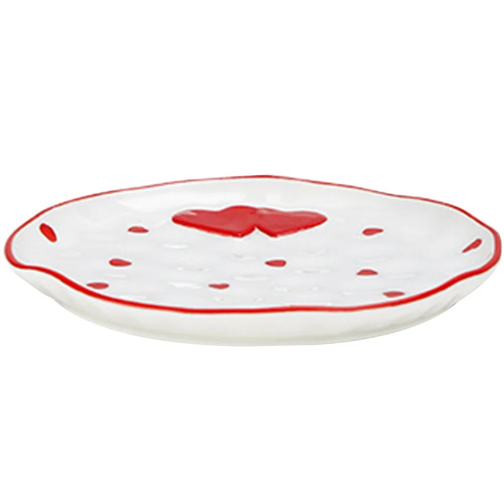 

Plates Plate Serving Fruit Ceramics Dessert Porcelain Plattersnack Dish Appetizer Day S Valentine Salad Tray Pasta Steak Multi