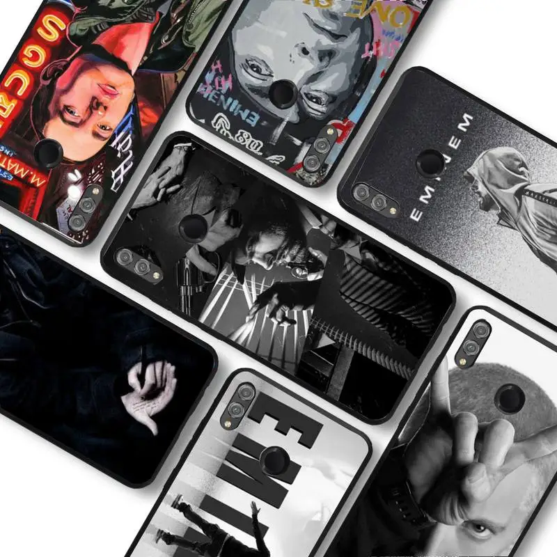 

Hip Hop Rapper Eminem rap Phone Case for Huawei Honor 10 i 8X C 5A 20 9 10 30 lite pro Voew 10 20 V30