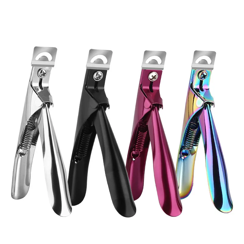 

Профессиональная машинка для стрижки ногтей, специальный тип U-образных накладных ногтей, цветные инструменты из нержавеющей стали для ман...