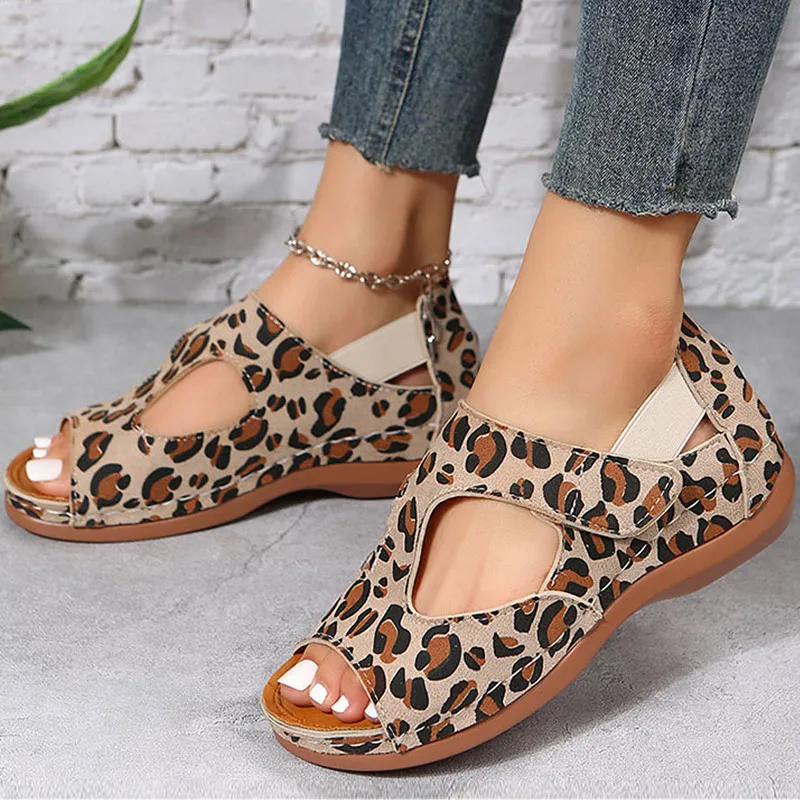 Women Sandals 2023 Fashion Summer Shoes For Women Heels Sandalias Mujer Summer Footwear Casual Wedge Shoes With Platform Sandals