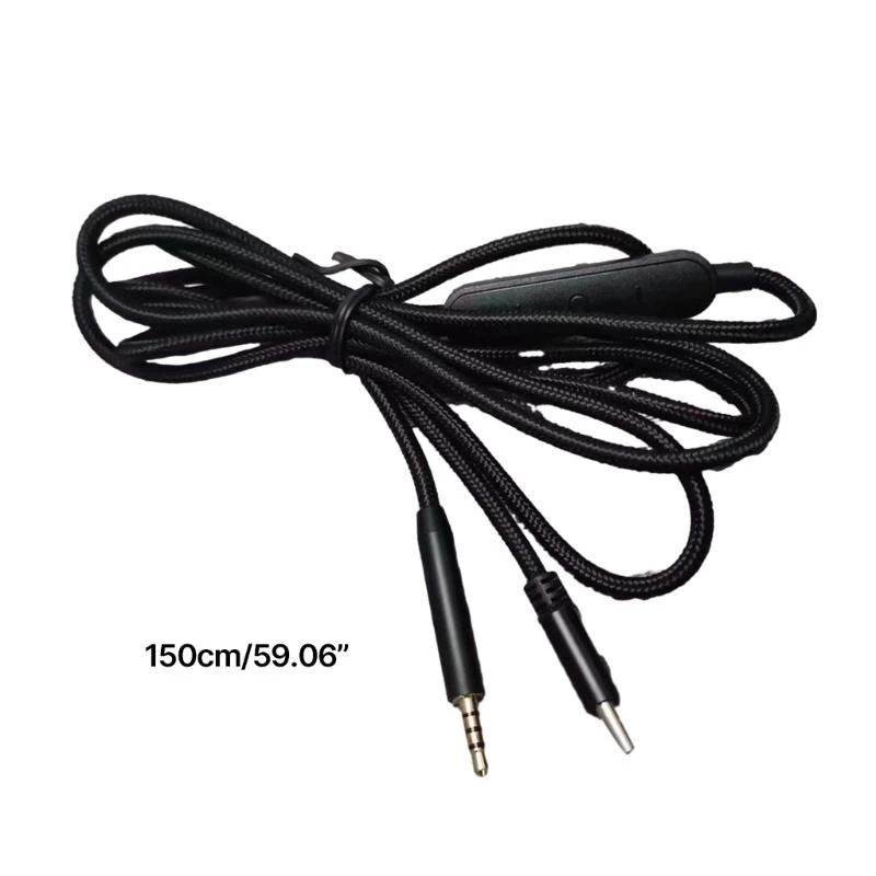Качественный USB C до 2,5 мм кабель для наушников для QC25QC35QC35IIQC45NC700Y40Y45Y50 с встроенным микрофоном 150 см 150 (art.: 3920cfff188cd) - 3920cfff188cd